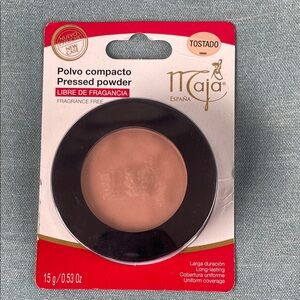 Maja Spain Pressed Powder, Mirror and Tassel Compartment